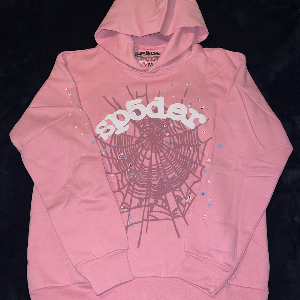 Pink Sp5der hoodie